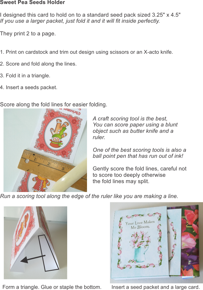 Sweet Pea Printables for Mother's Day