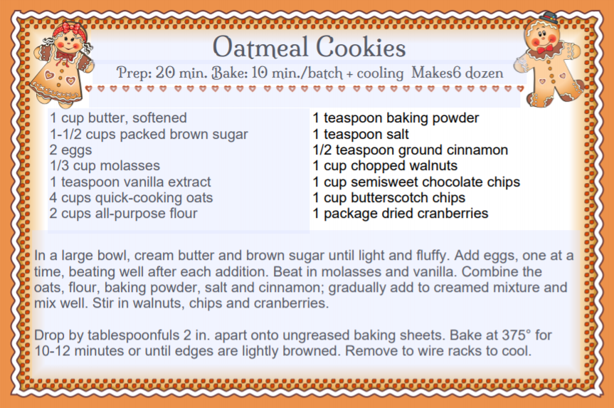 Recipe Card Templates for MS Word